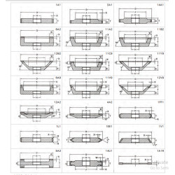 Shape & Dimensions of wheels